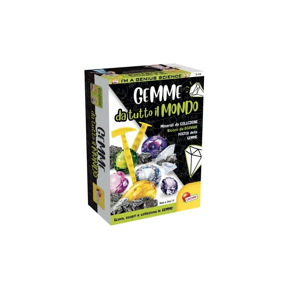 I'm Genius Gemme da Tutto il Kit Scientifico Scoperta Lisciani