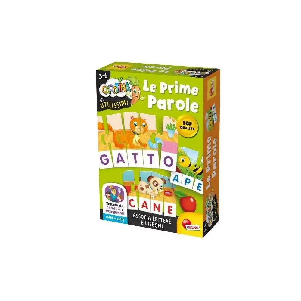 Carotina gli Utilissimi le Prime Parole Associa Lettere Lisciani