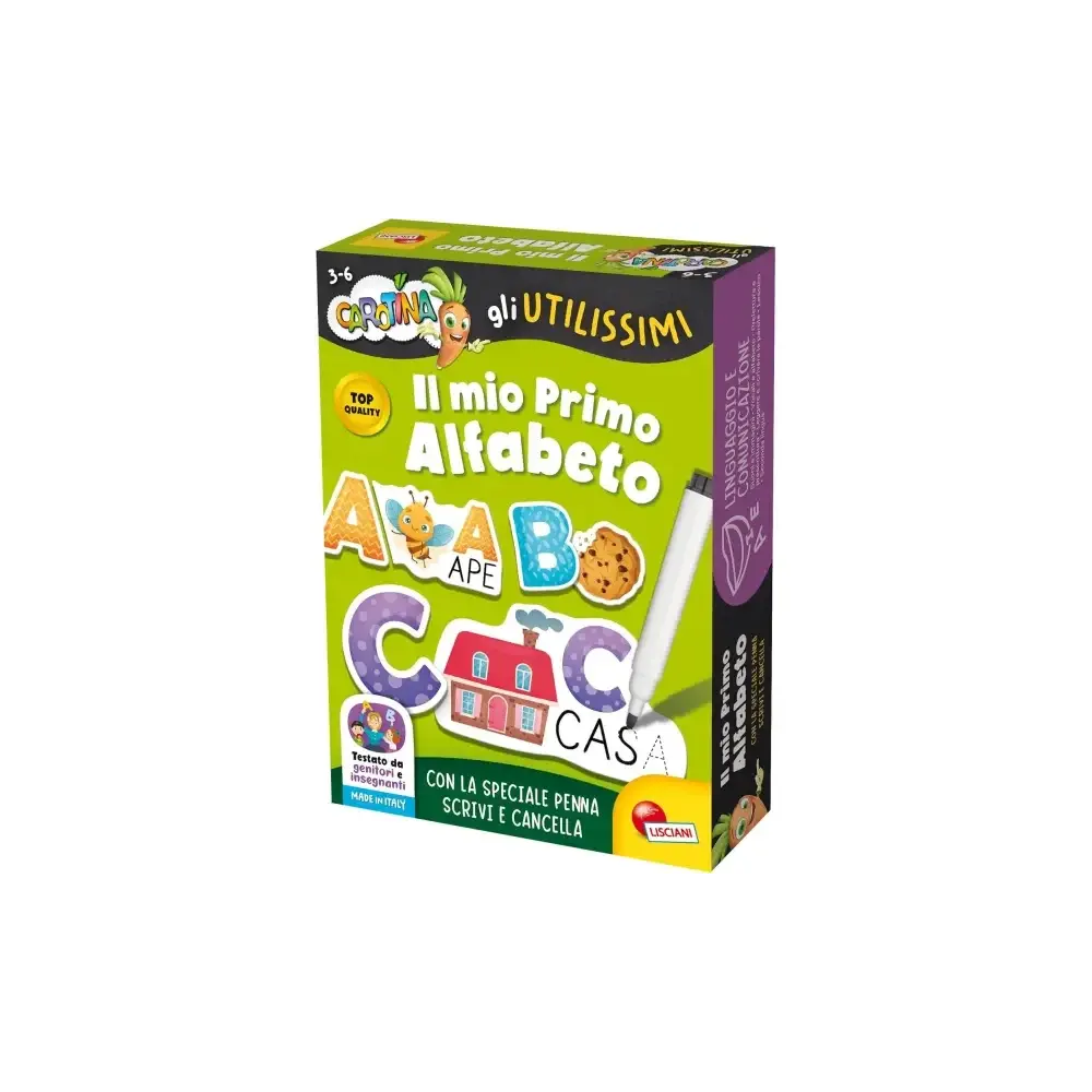Carotina gli Utilissimi Mio Primo Alfabeto Impara L’alfabeto Lisciani