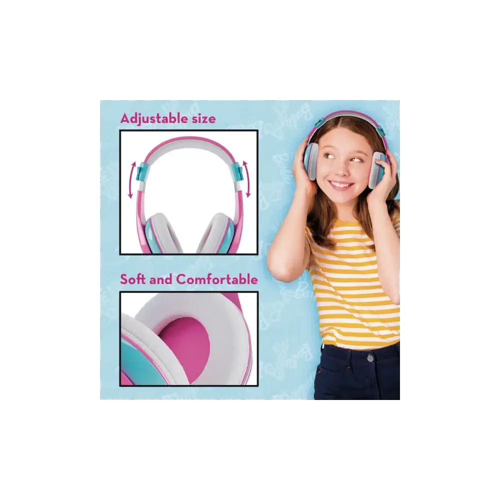 Barbie Cuffie Bluetooth Barbie Fashion Cuffie Wireless Lisciani