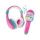 Barbie Set Microfono e Cuffie Bluetooth Luci Multicolori Lisciani
