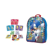 Sonic 2 in 1 Card Games in a Backpack Collezione di Giochi Lisciani