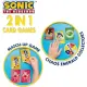 Sonic 2 in 1 Card Games in a Backpack Collezione di Giochi Lisciani