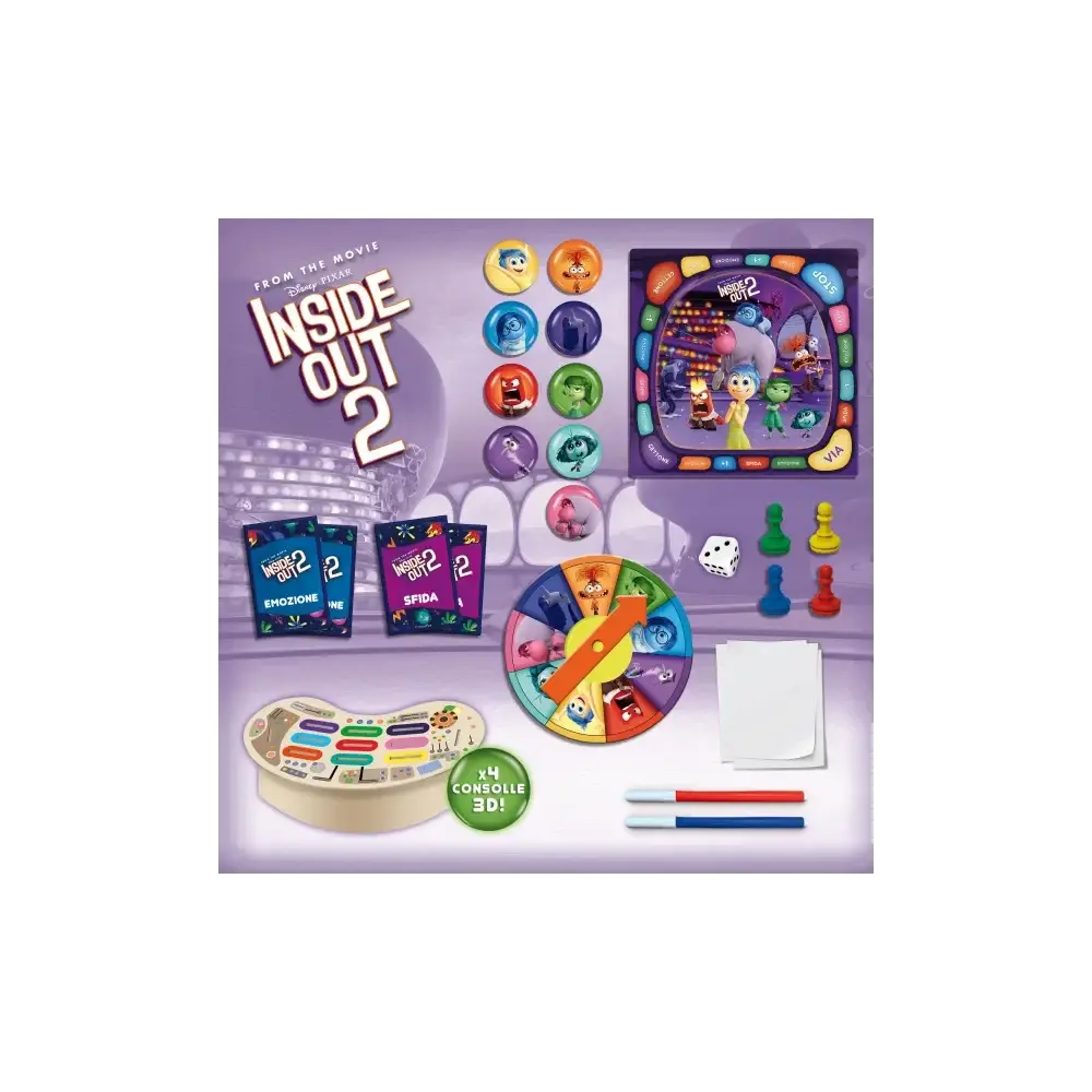 Inside Out 2 il Gioco delle Emozioni Gioco da Tavolo Lisciani
