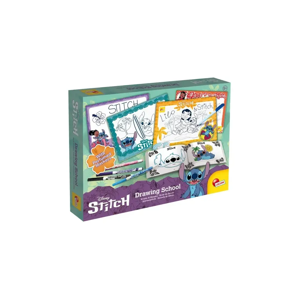 Stitch Scuola di Disegno Drawing School Stitch Kit Creativo Lisciani