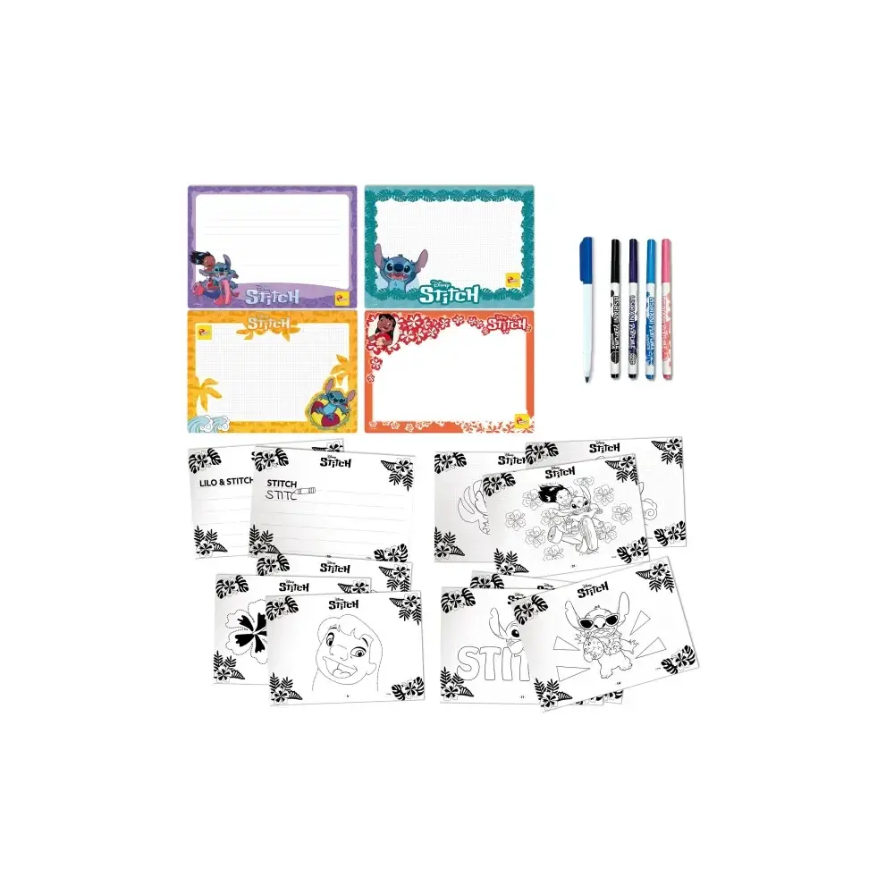 Stitch Scuola di Disegno Drawing School Stitch Kit Creativo Lisciani
