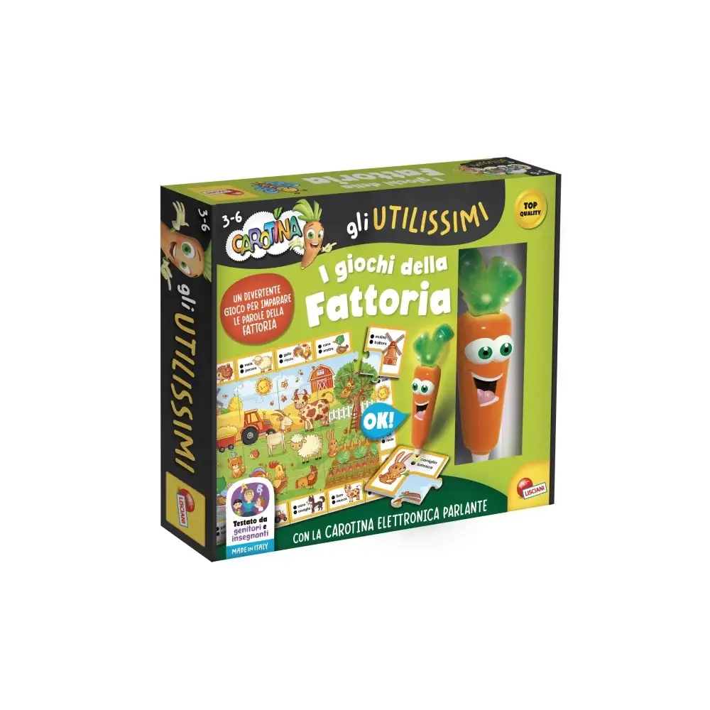 Carotina i Giochi della Fattoria con Penna Parlante Lisciani
