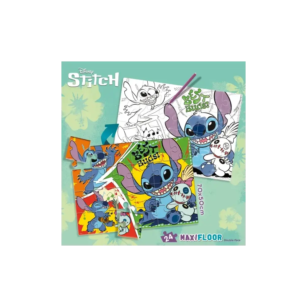Stitch Maxipuzzle 24 Pezzi Disney Lilo & Stitch Lisciani