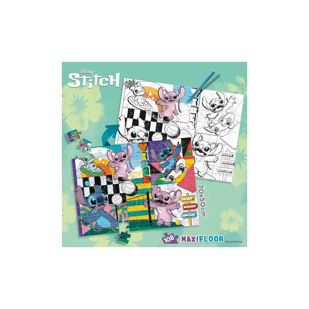 Stitch Maxipuzzle 108 Pezzi Lisciani
