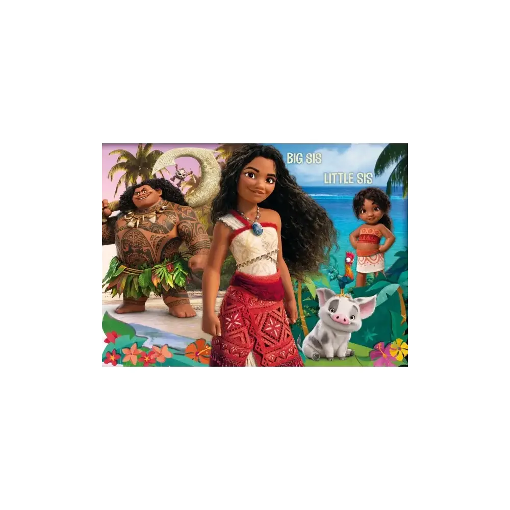 Disney Puzzle Maxifloor 108 Pezzi Oceania 2 Double-face Lisciani