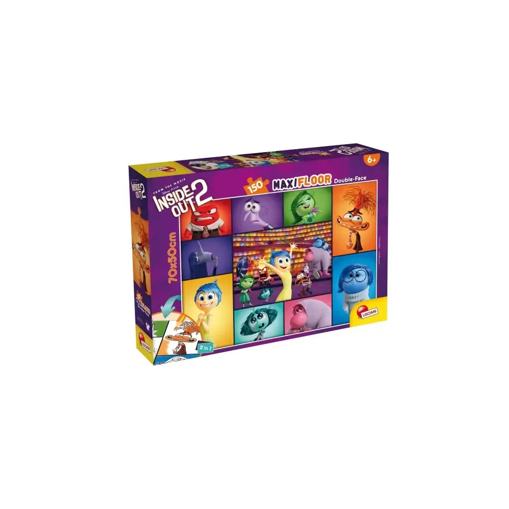 Inside Out 2 Maxipuzzle 150 Pezzi Gioco da Tavolo per Ragazzi Lisciani