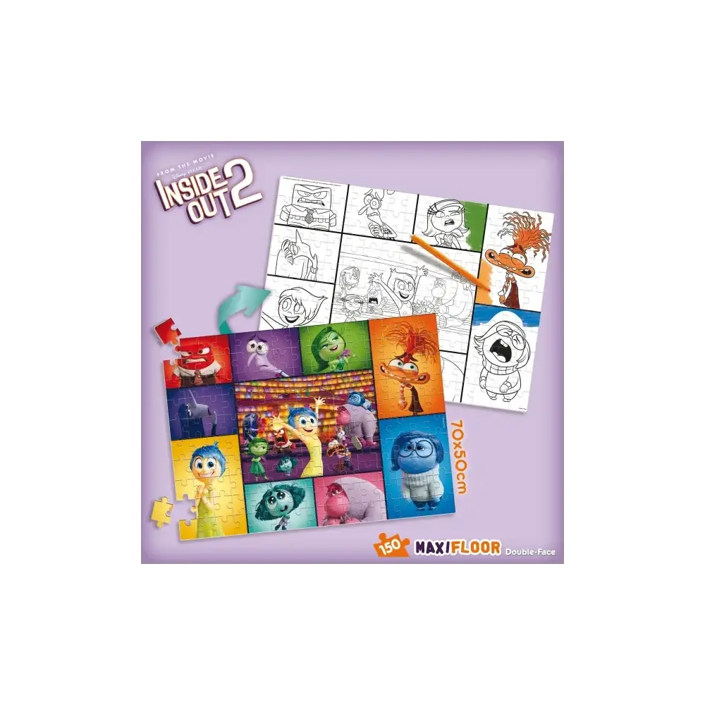 Inside Out 2 Maxipuzzle 150 Pezzi Gioco da Tavolo per Ragazzi Lisciani