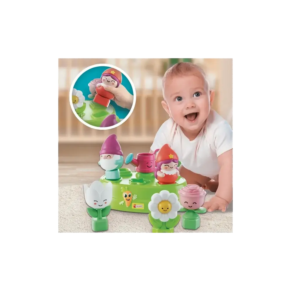 Carotina Baby Gnomi Fiori Forme e Logica Lisciani