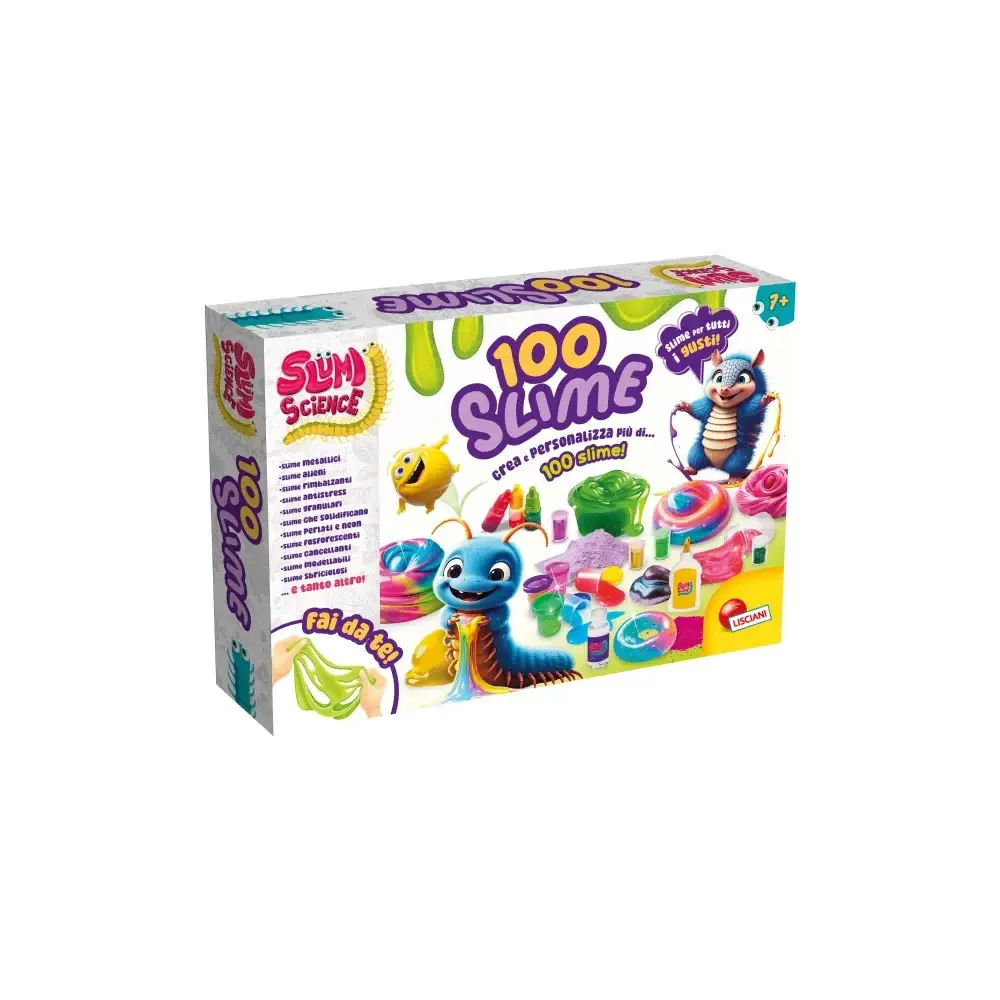 Slumi Science 100 Slime Kit Scientifico Lisciani