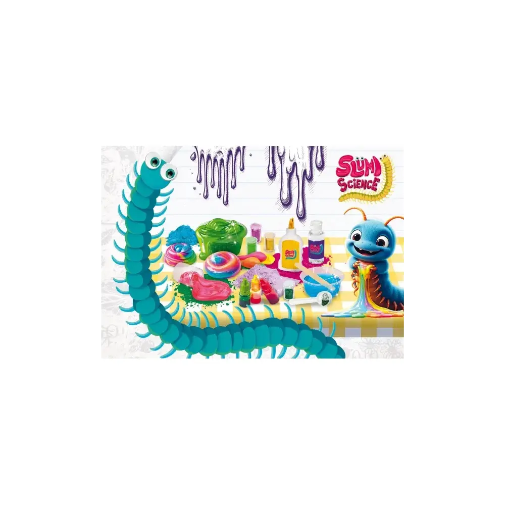 Slumi Science 100 Slime Kit Scientifico Lisciani