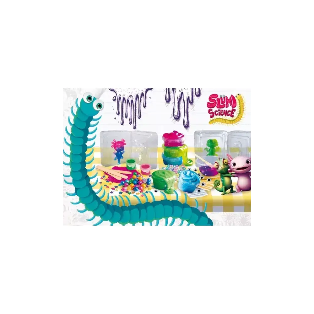 Slumi Science Squish e Slime Kit Completo 2 in 1 per Creare Lisciani