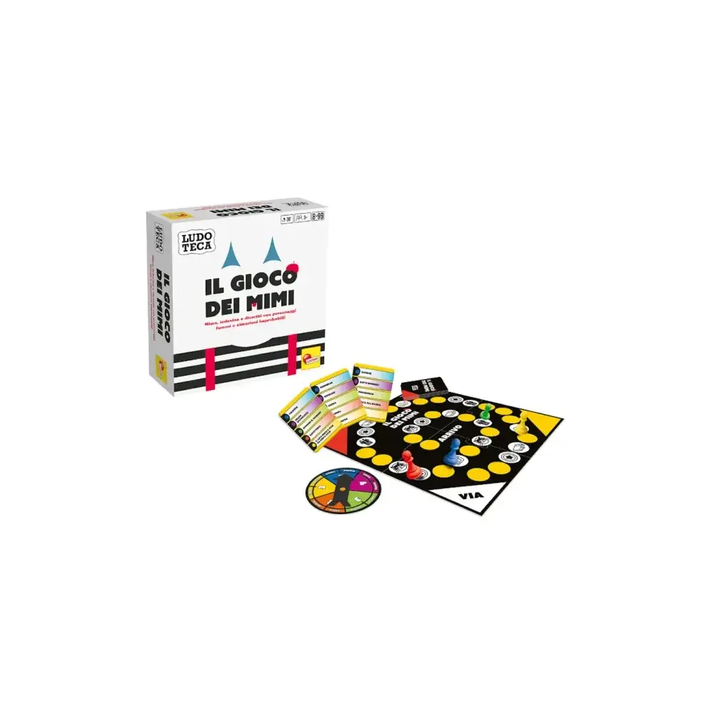 Ludoteca il Gioco dei Mimi Gioco da Tavolo Carte e Pedine Lisciani