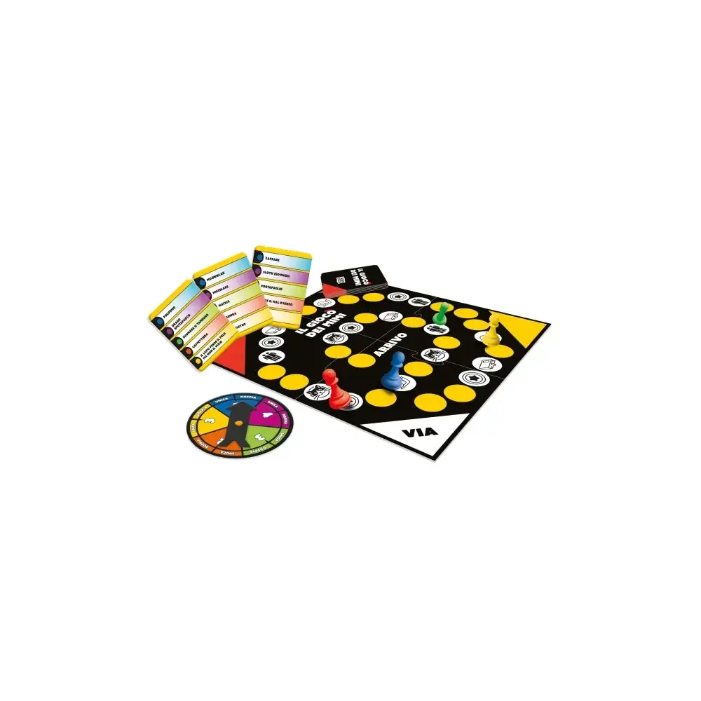 Ludoteca il Gioco dei Mimi Gioco da Tavolo Carte e Pedine Lisciani