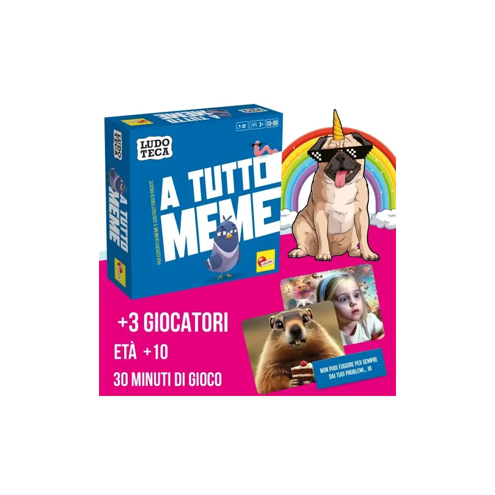 Ludoteca a Tutto Meme Party Game Divertente Lisciani