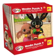 Bing Puzzle in Legno 9 Pezzi Lisciani