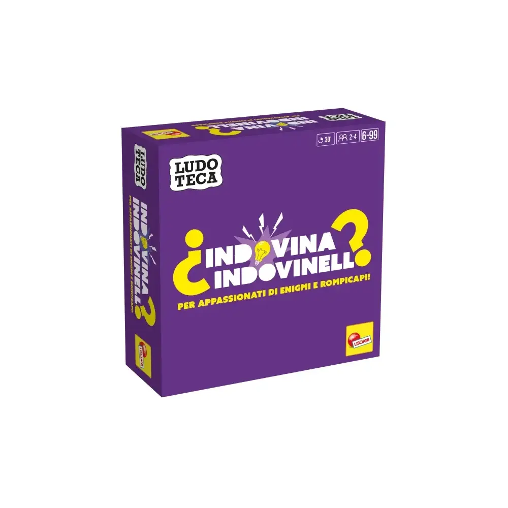 Ludotecaindovina Indovinello Gioco da Tavolo Quiz e Sfide Lisciani