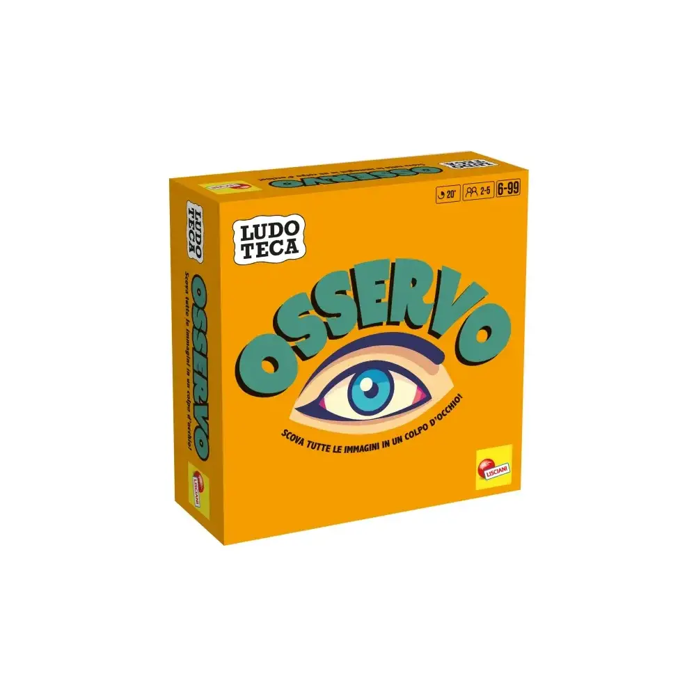 Gioco da Tavolo Ludoteca Osservo 167 Tessere Spinner Lisciani