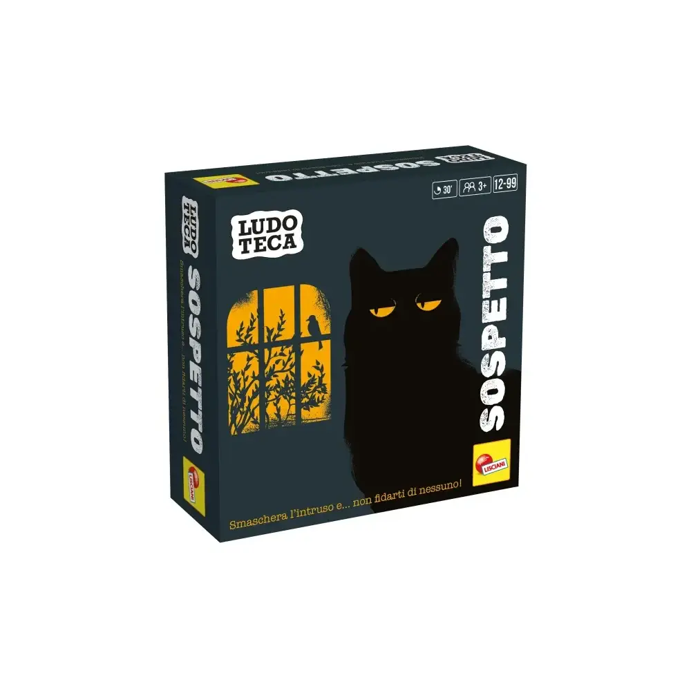 Ludoteca Sospetto Gioco da Tavolo Carte e Pedine Tabellone Lisciani