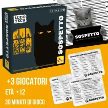 Ludoteca Sospetto Gioco da Tavolo Carte e Pedine Tabellone Lisciani