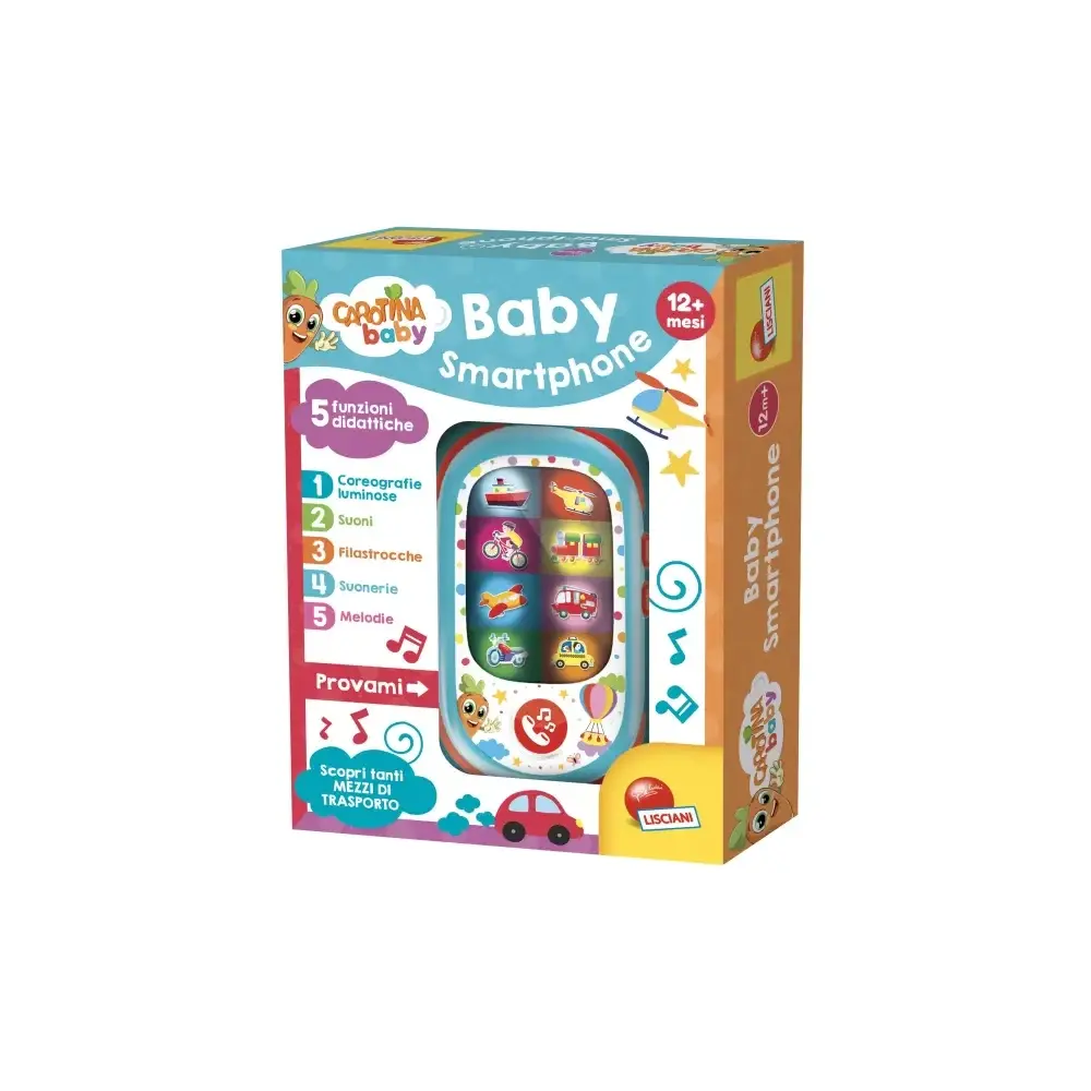 Carotina Baby Smartphone con Display LED Lisciani