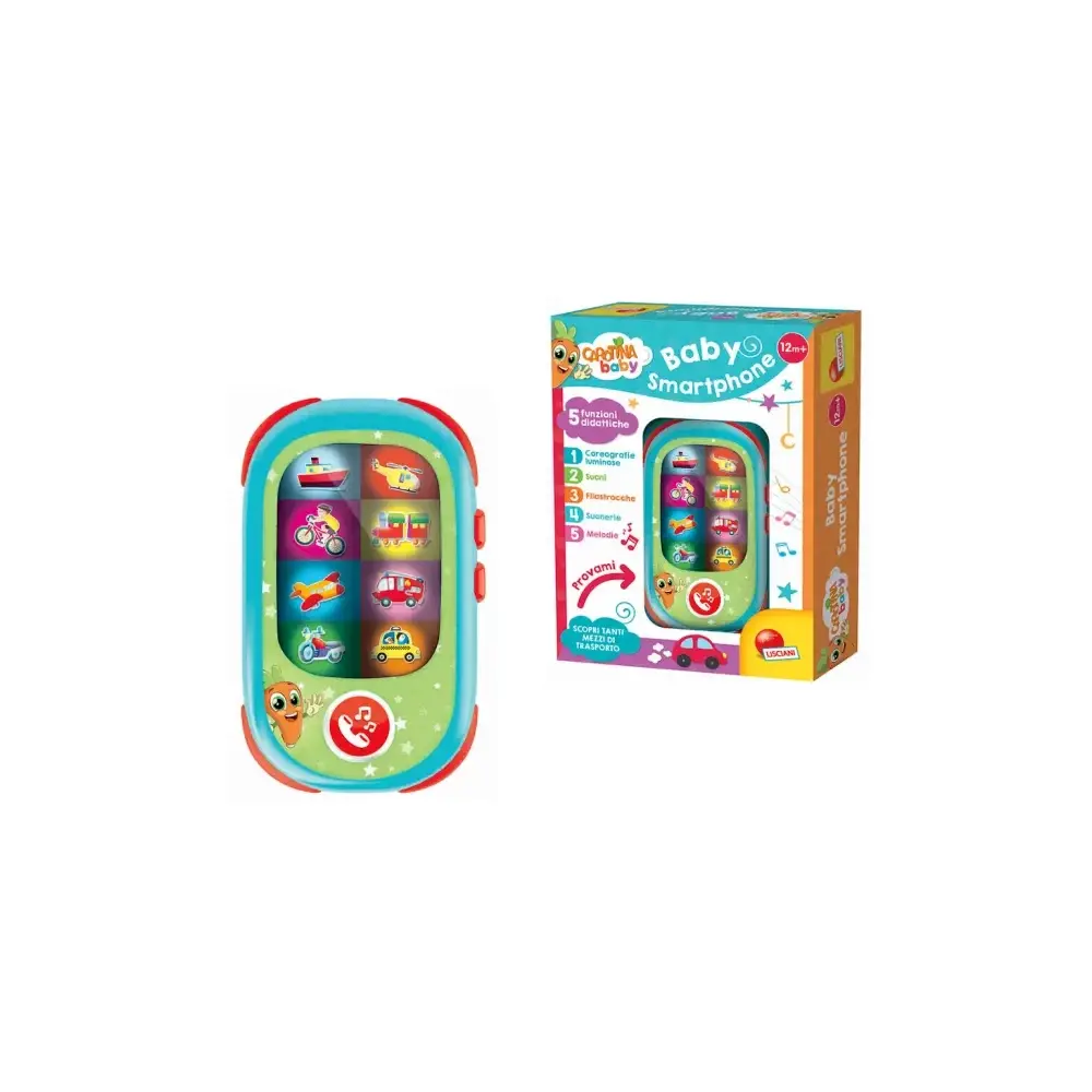 Carotina Baby Smartphone con Display LED Lisciani