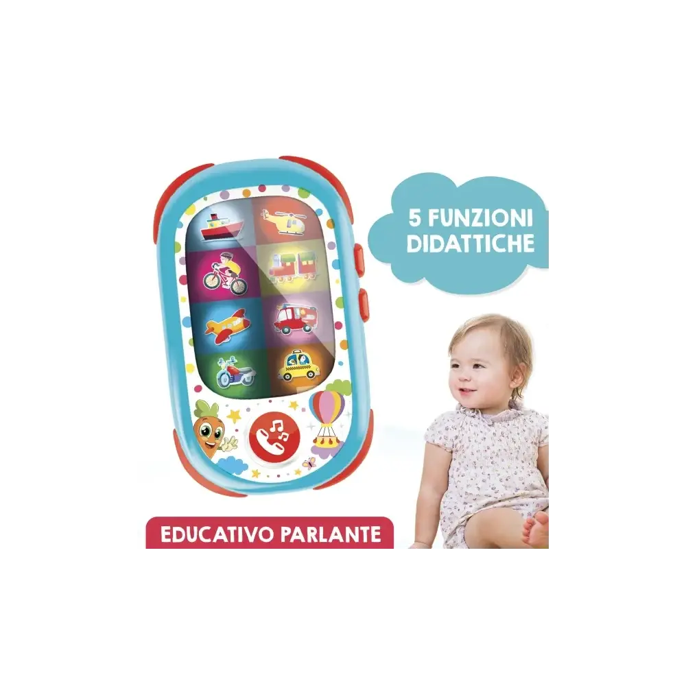Carotina Baby Smartphone con Display LED Lisciani