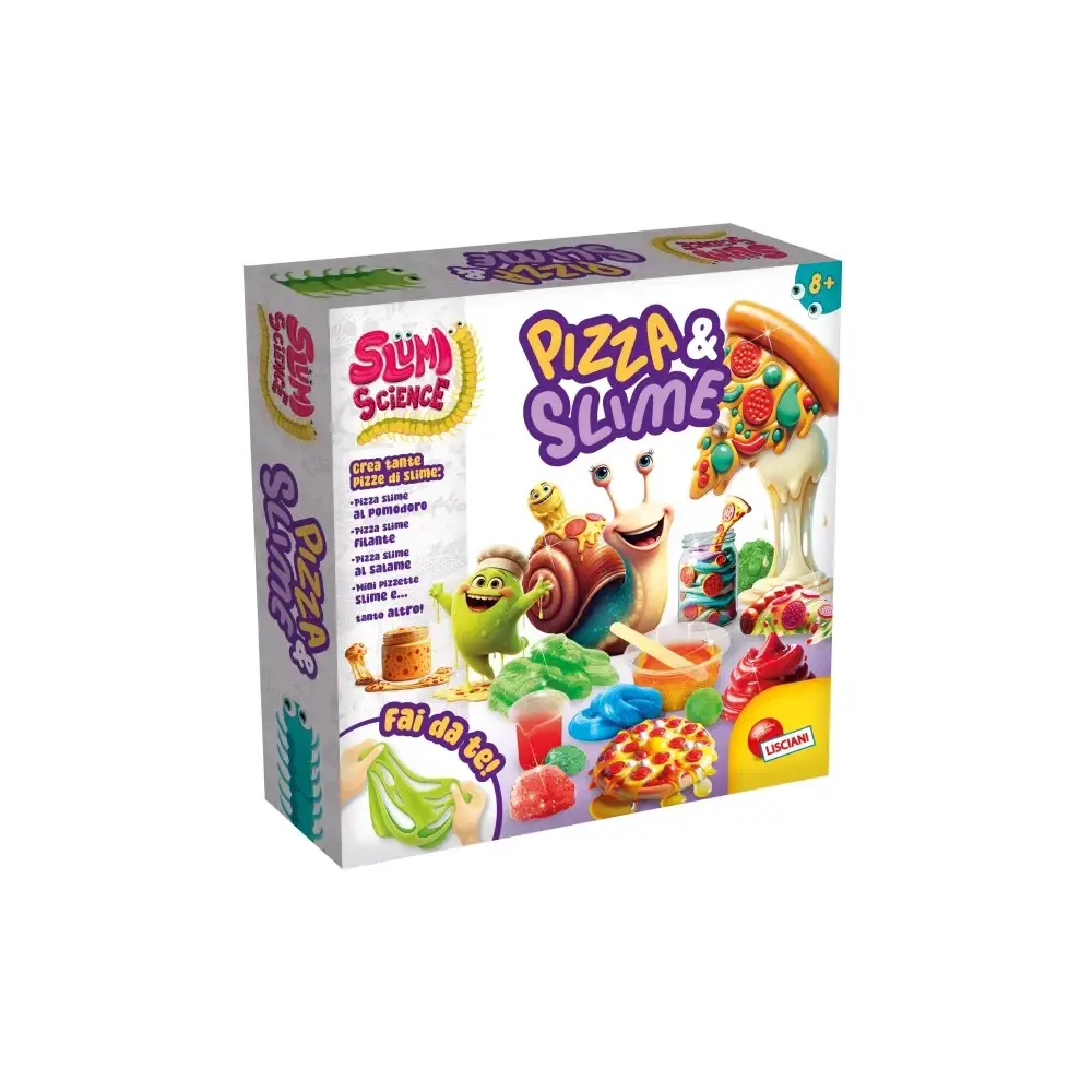 Slumi Science Pizza e Slime Kit Creativo Impasti Viscidi Lisciani