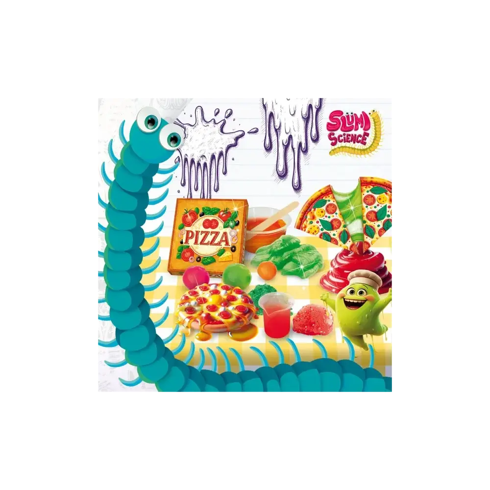 Slumi Science Pizza e Slime Kit Creativo Impasti Viscidi Lisciani