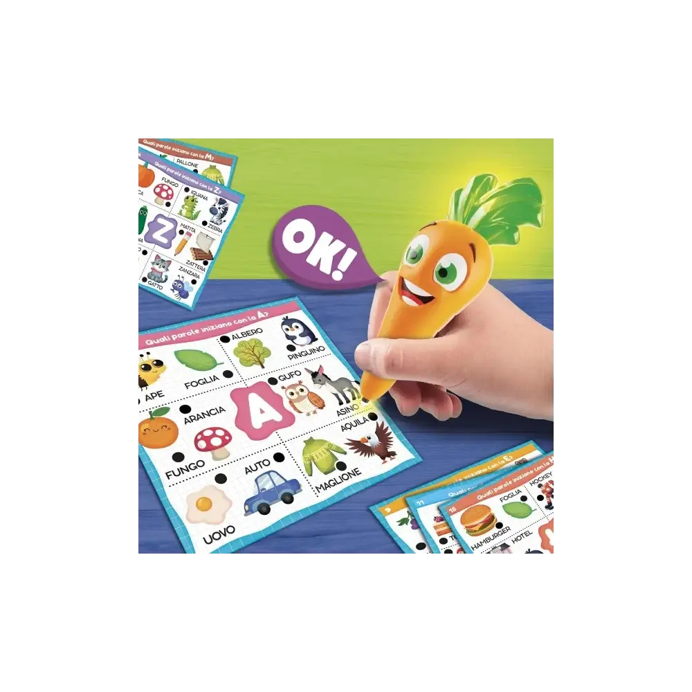Carotina Prima Maestra ABC Penna Parlante Schede Interattive Lisciani