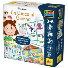 Montessori Un Gioco al Giorno Kit Educativo Attività Lisciani