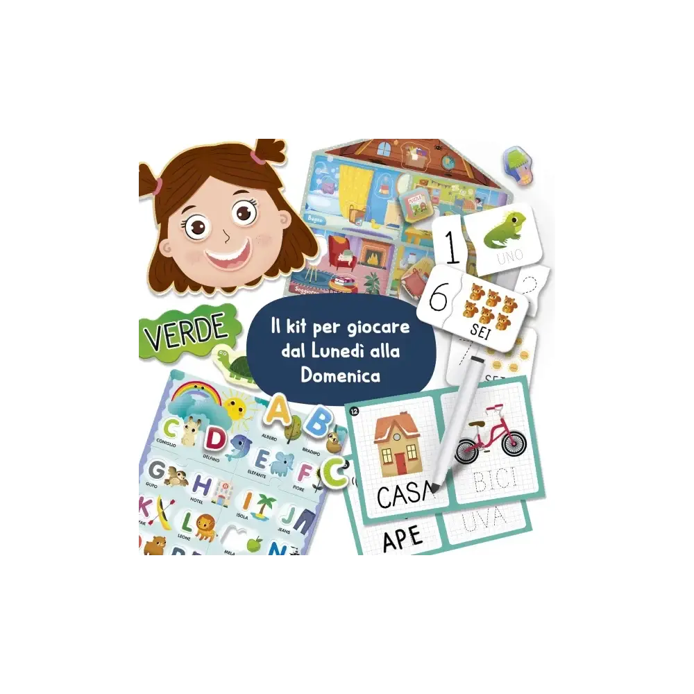 Montessori Un Gioco al Giorno Kit Educativo Attività Lisciani