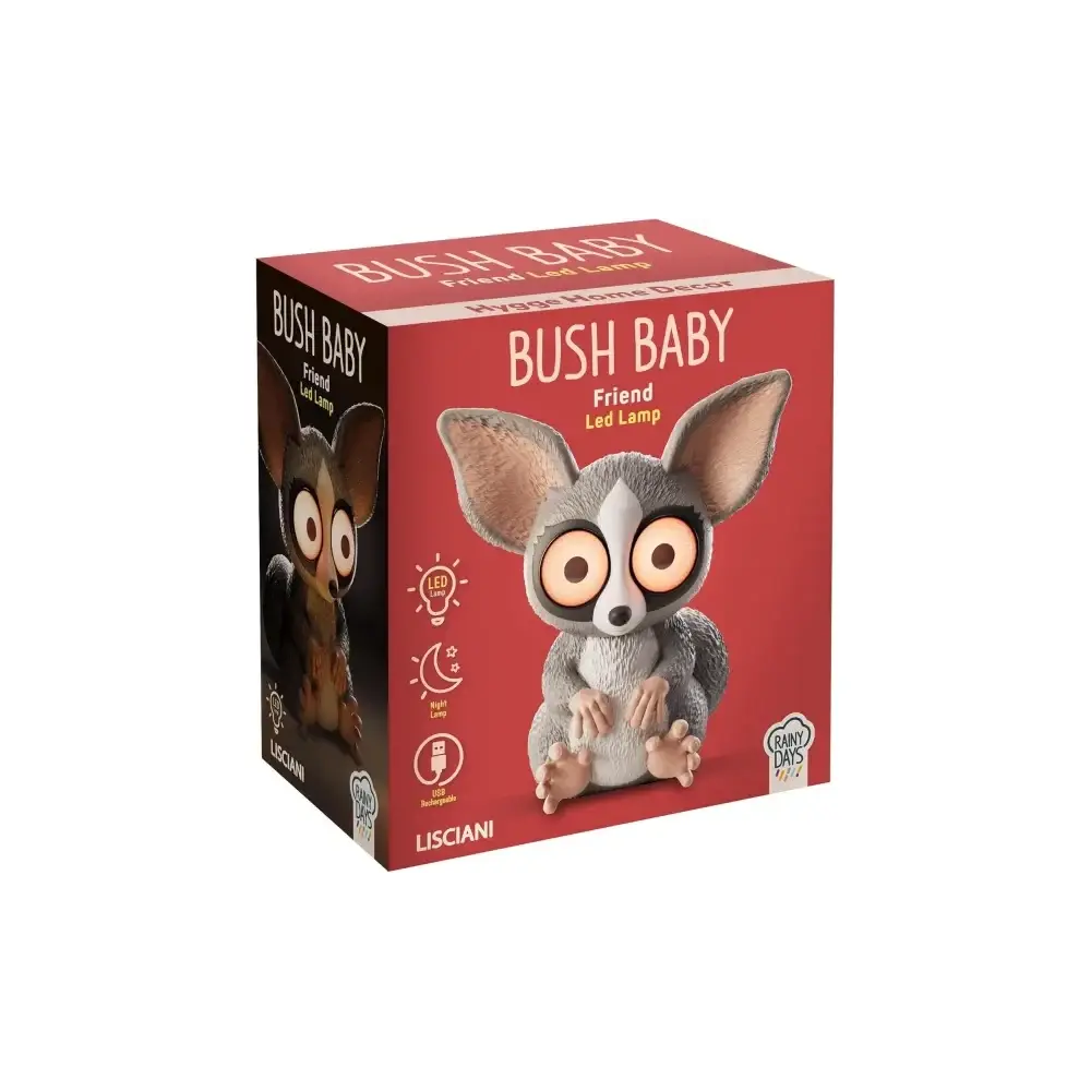 Rainy Days Bushbaby Lampada LED Notturna Regolabile Lisciani