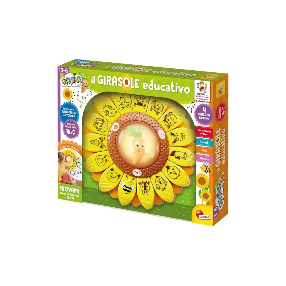 Carotina Girasole Educativo Gioco Elettronico Sensoriale Lisciani