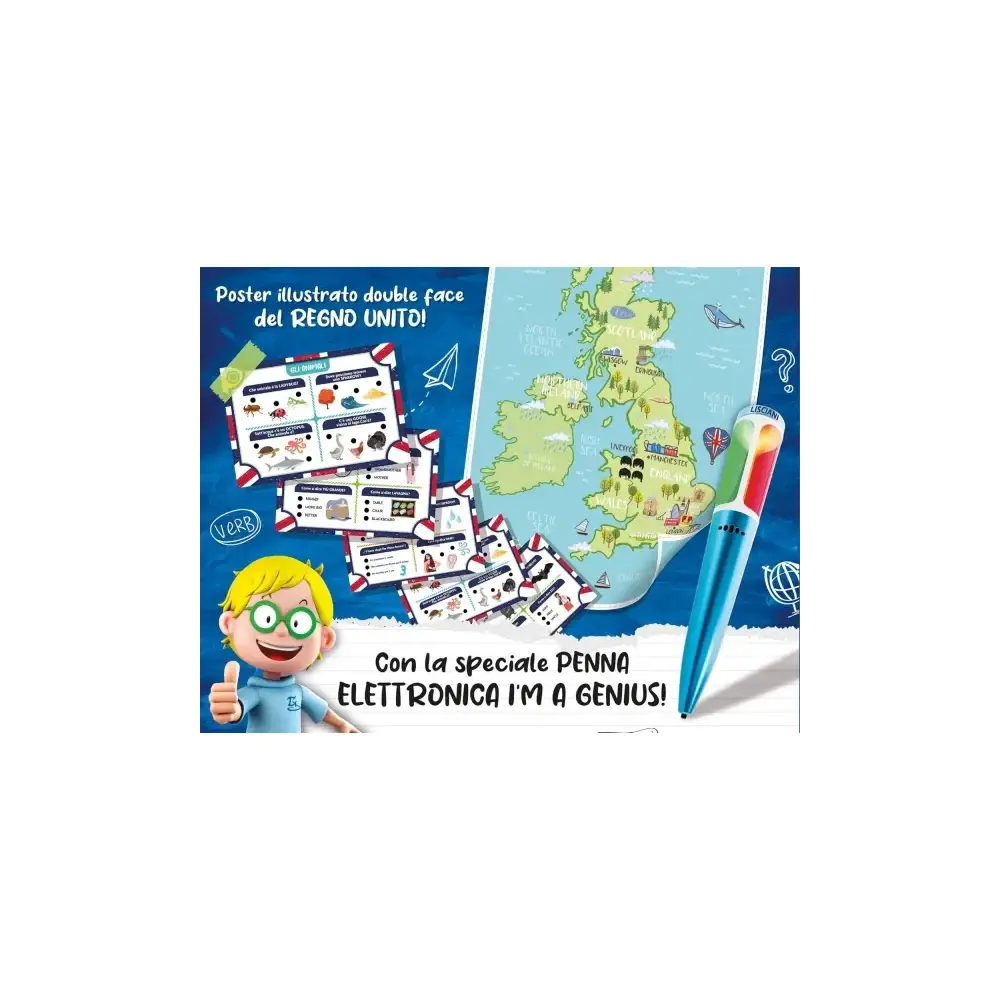 I'm Genius Inglese Raccolta Giochi Smart School Giochi Lisciani