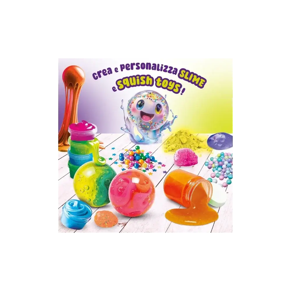 Slumi Science Squish Balls Kit Creativo Fai da Te Palline Lisciani