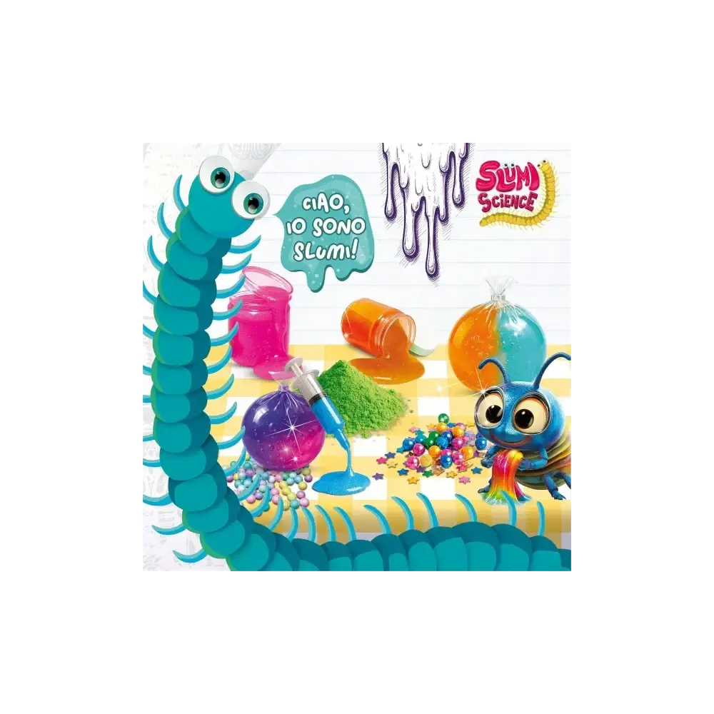 Slumi Science Squish Balls Kit Creativo Fai da Te Palline Lisciani