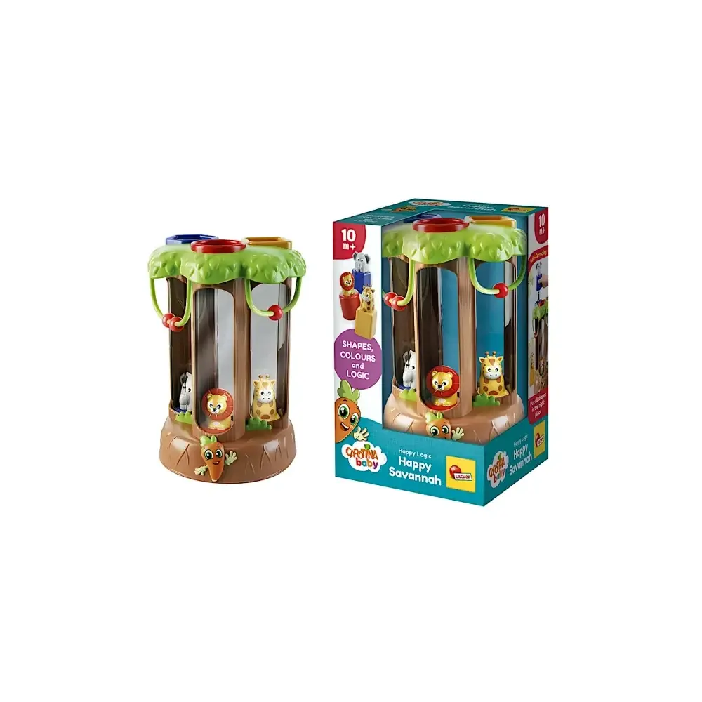 Carotina Baby Happy Savannah Forme e Colori Lisciani