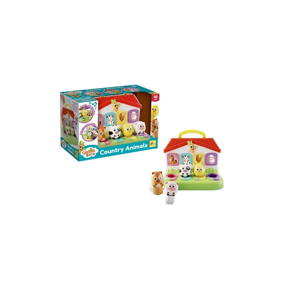 Carotina Baby Playset Animali Country Lisciani