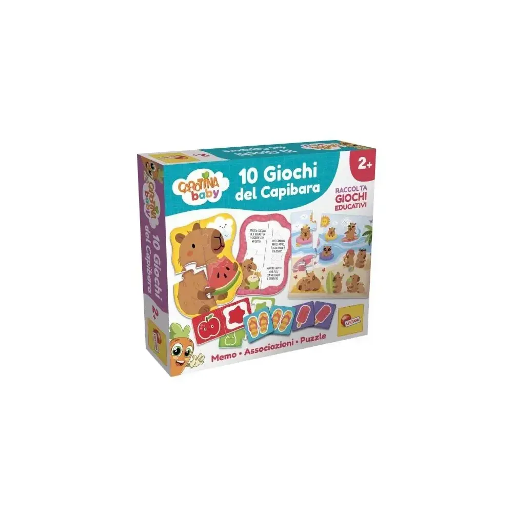 Carotina Baby 10 Giochi del Capibara Lisciani