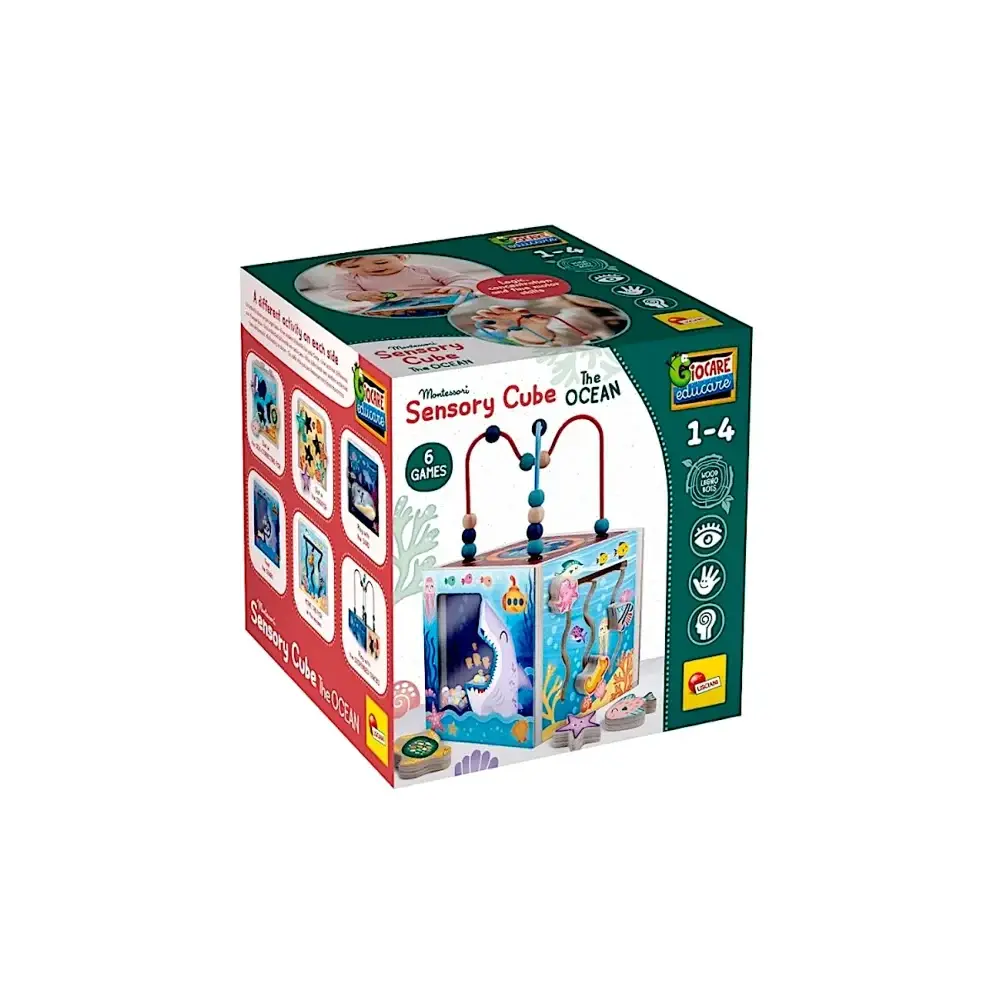 Montessori Oceano Cubo Sensoriale Lisciani