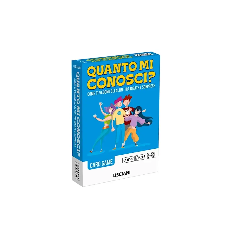 Ludoteca Quanto Mi Conosci Card Game Lisciani