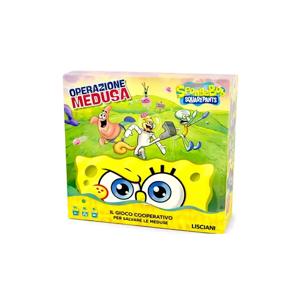 Gioco da Tavolo Operazione Medusa Spongebob Cooperativo Lisciani