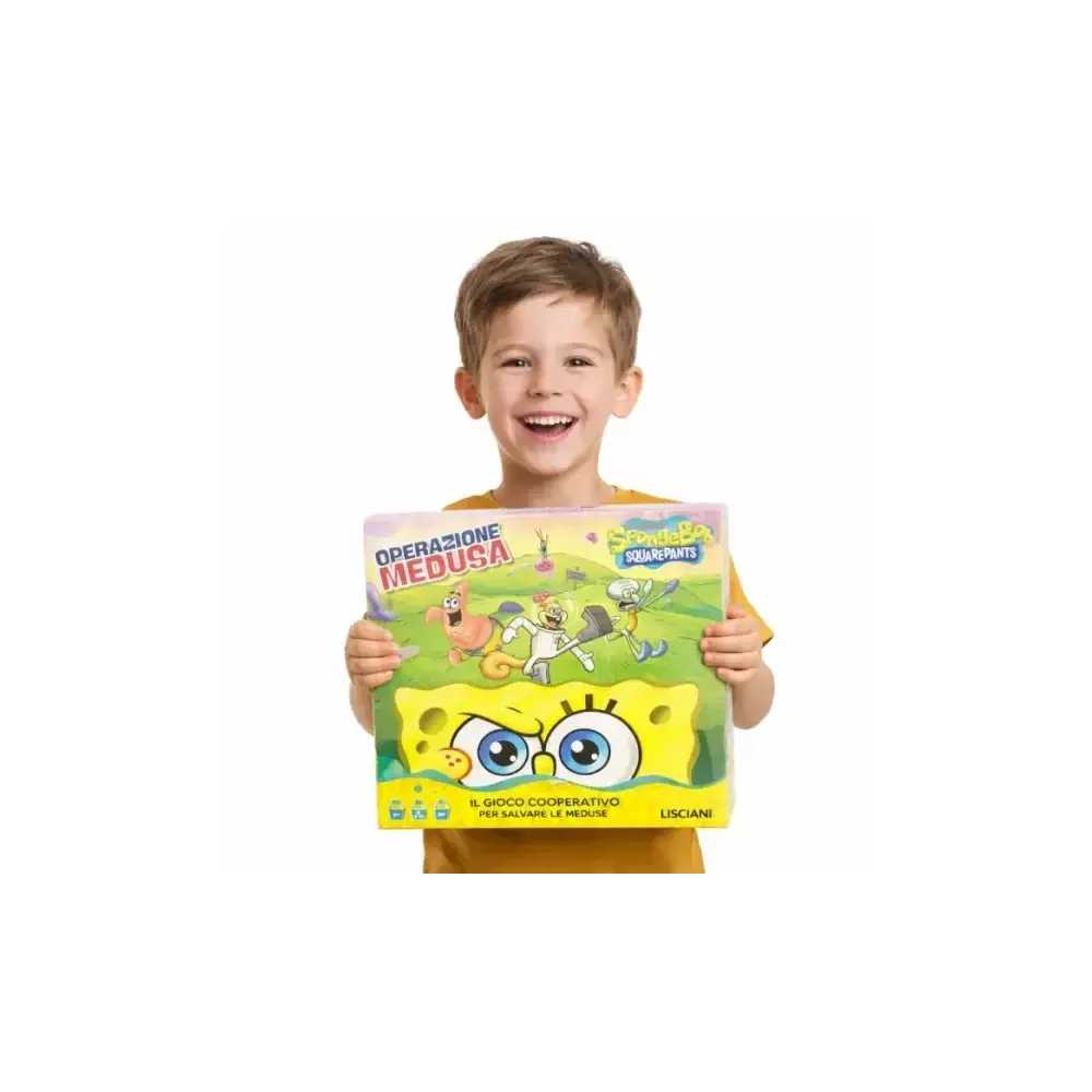 Gioco da Tavolo Operazione Medusa Spongebob Cooperativo Lisciani