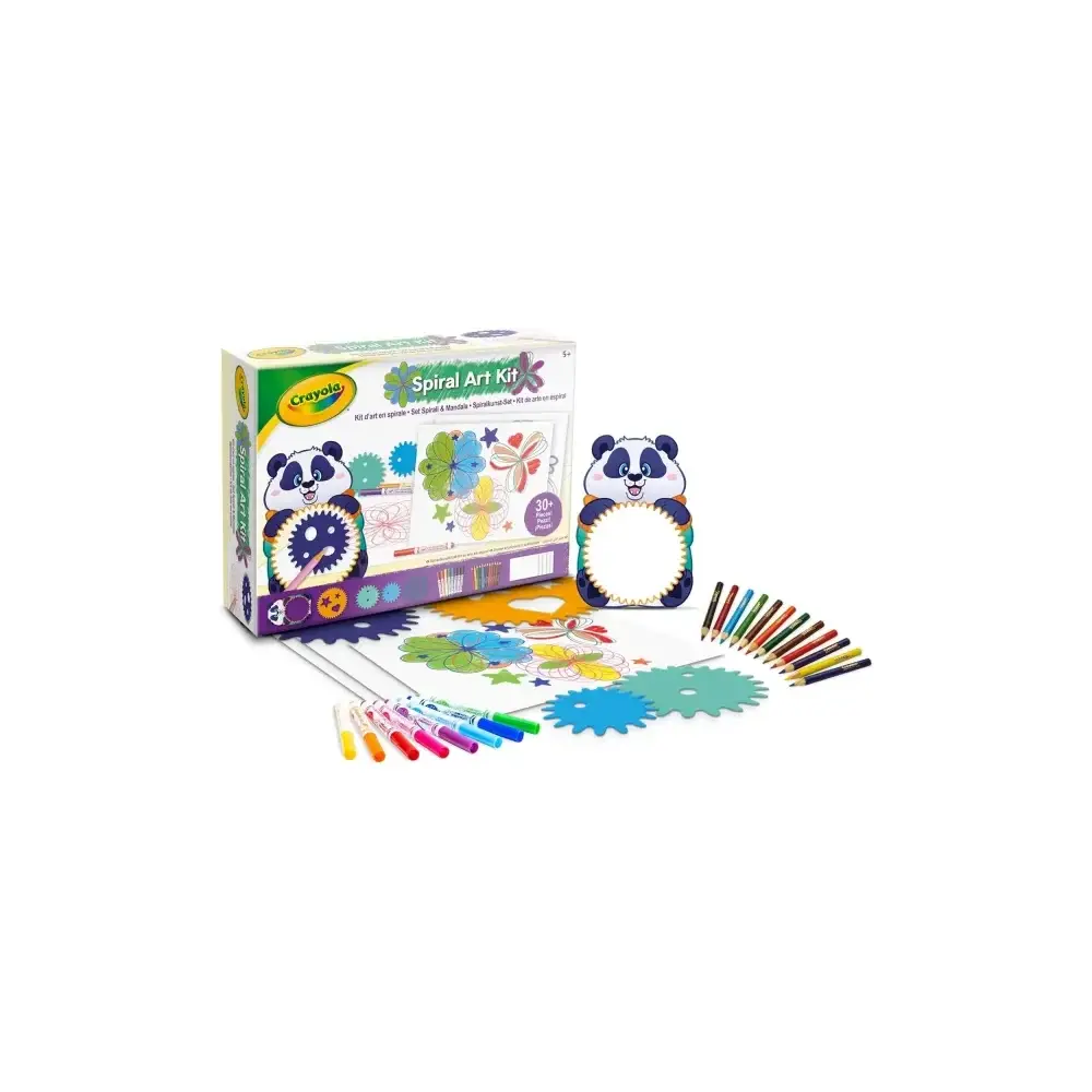 Kit per Colorare Set Spirali e Mandala Crayola