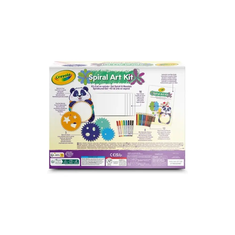 Kit per Colorare Set Spirali e Mandala Crayola